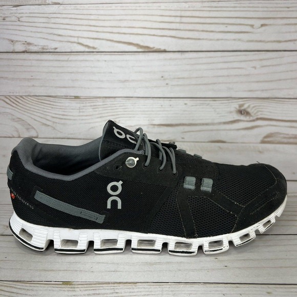 On Running Shoes - On Cloud 1 Running Shoes Womens Size 10 Black Slip On Athletic Sneakers